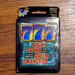 Vintage Playing Cards THE LUCKY CASINO CARD GAME  #777 2004 Factory Sealed